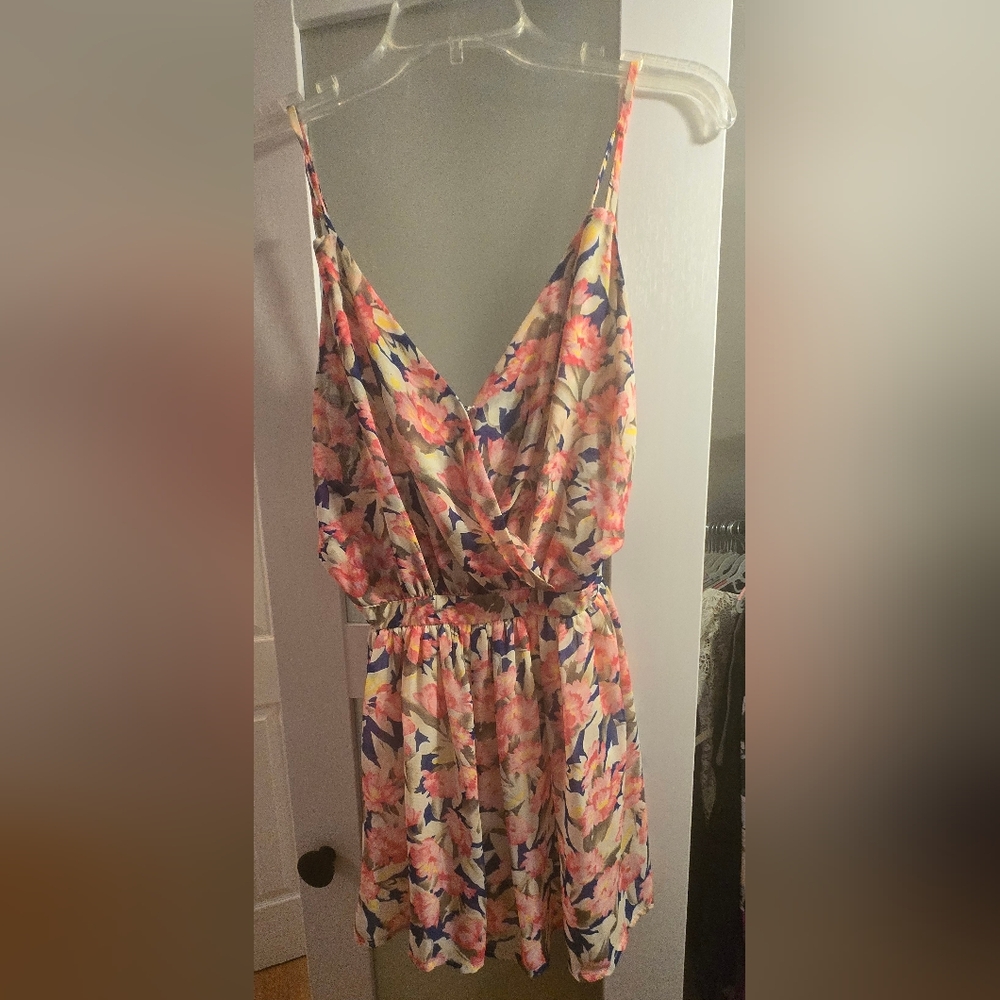 Floral Print Romper